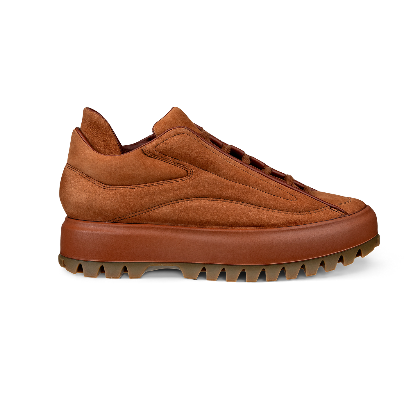 ecco x RAL7000STUDIO - STREET ACE LOW BROWN