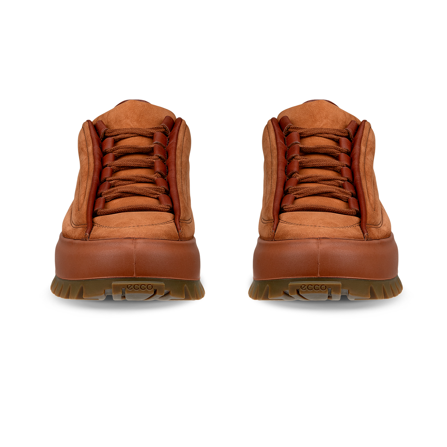 ecco x RAL7000STUDIO - STREET ACE LOW BROWN